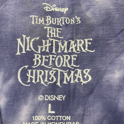 The Nightmare Before Christmas Jack Skellington Tie Dye L