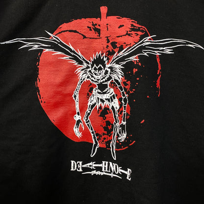 Death Note Ryuk The Shinigami & Red Apple Anime Crewneck Sweatshirt Large