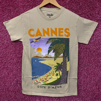 Junk Food Cannes Côte D'Azur Graphic T-Shirt XS
