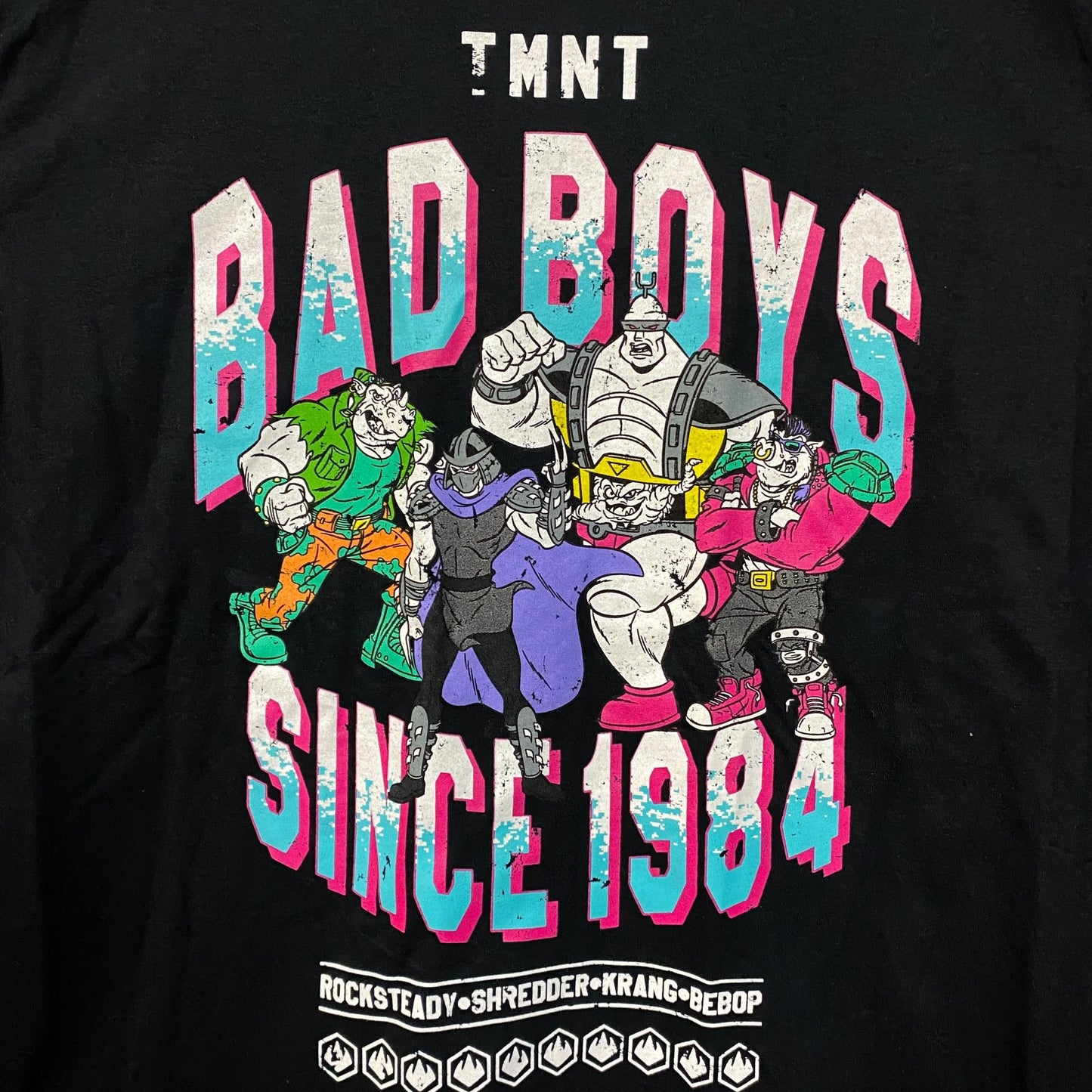 Teenage Mutant Ninja Turtles Bad Boys Since 1984 Graphic T-Shirt Large