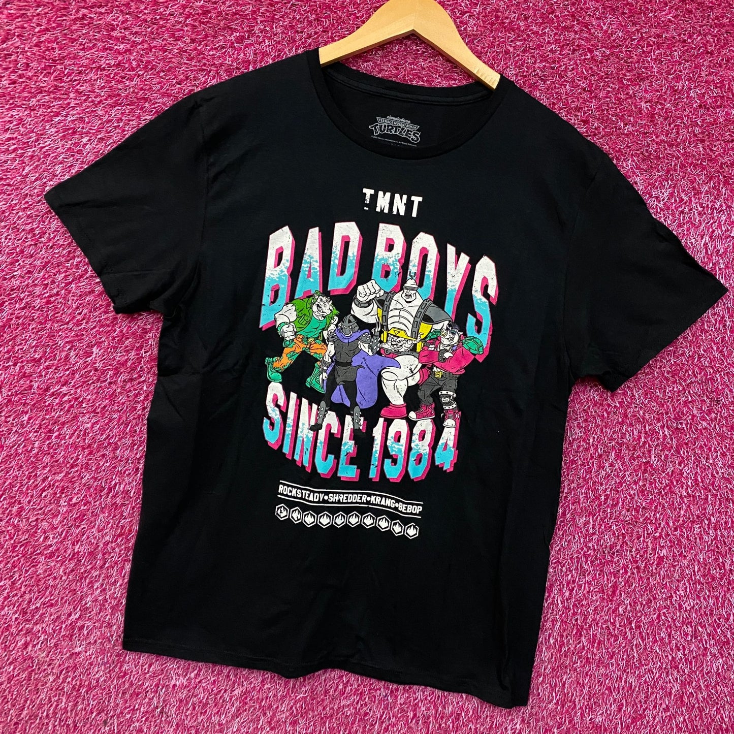 Teenage Mutant Ninja Turtles Bad Boys Since 1984 Graphic T-Shirt Large