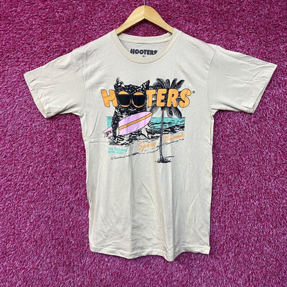Hooters Spring Break The Original Wing Joint Beige T-Shirt Medium