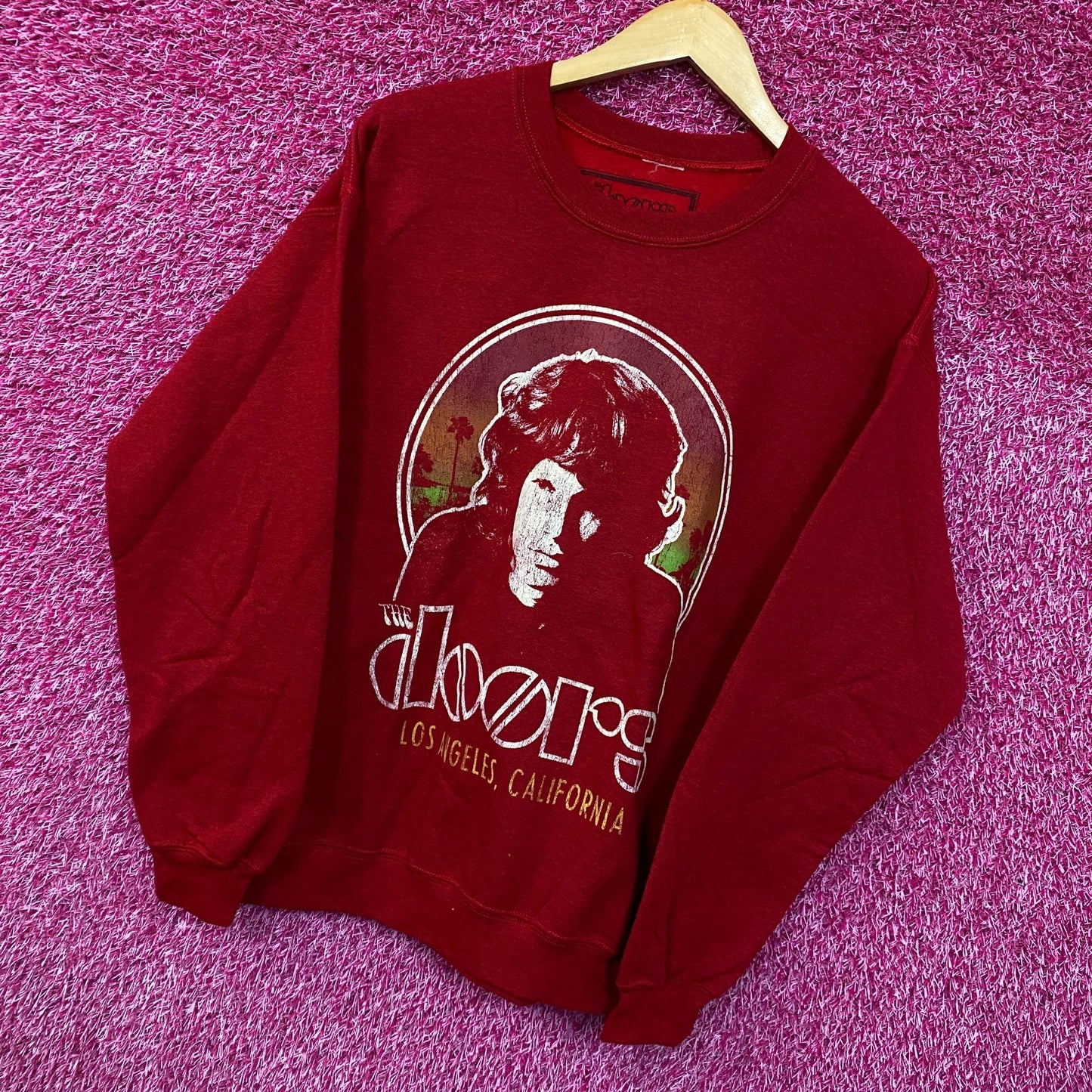 The Doors Jim Morrison Los Angeles CA Rock Band Crewneck M