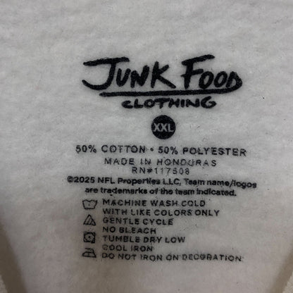 Junk Food Clothing Dallas Cowboys Repeat Bling Glitter Crewneck Sweatshirt 2XL