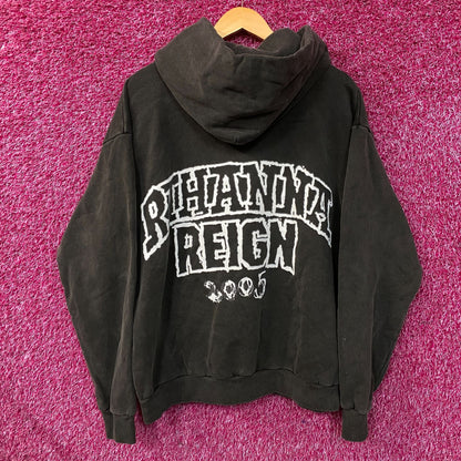 Rihanna R20 "Rhenna" Graphic Pullover Hoodie Large