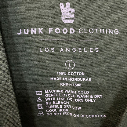Junk Food Clothing Ford Bronco Off Road Ready Flea Market Women's Crop Tee Large