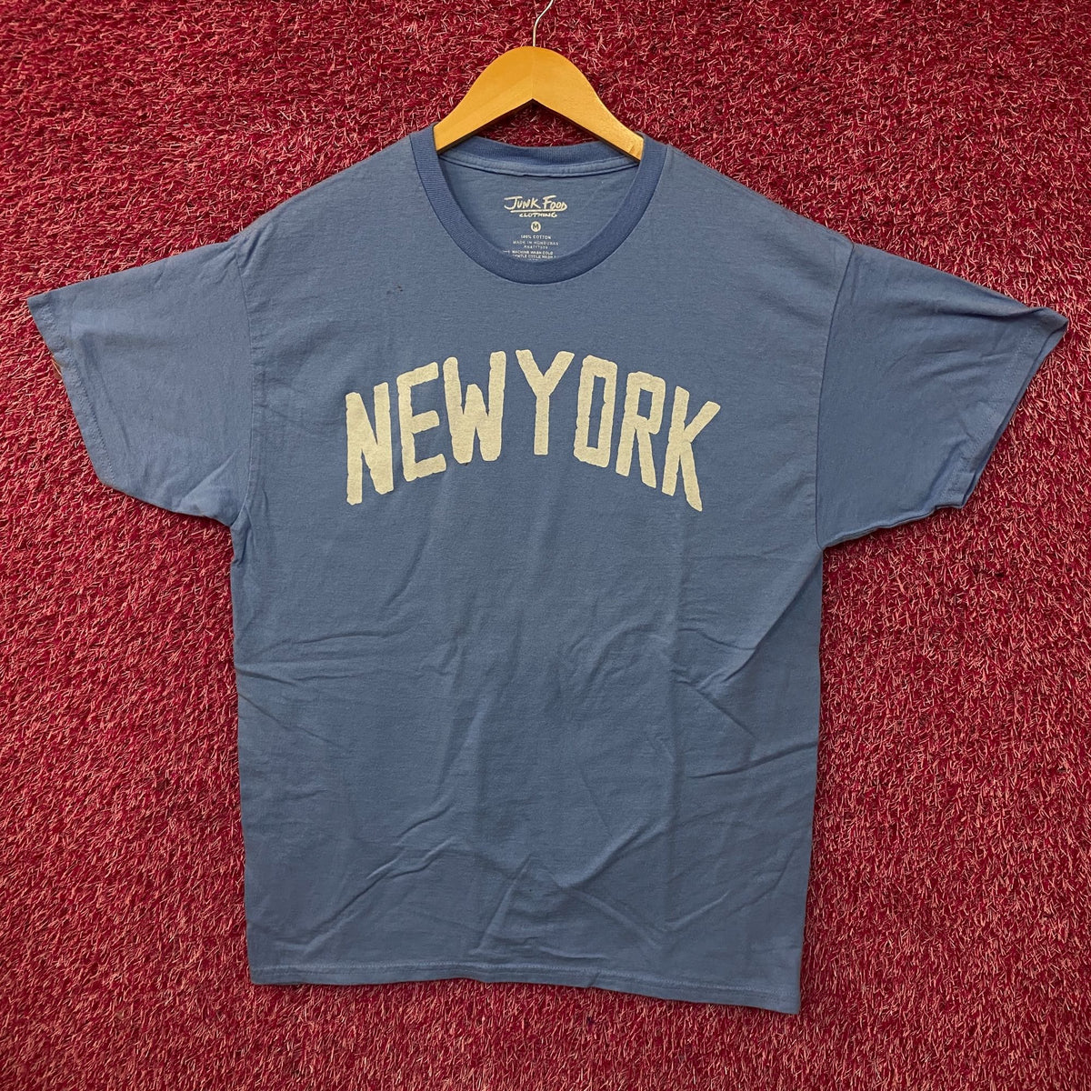 Junk Food Clothing Women's New York Retro Style Original Tee Medium