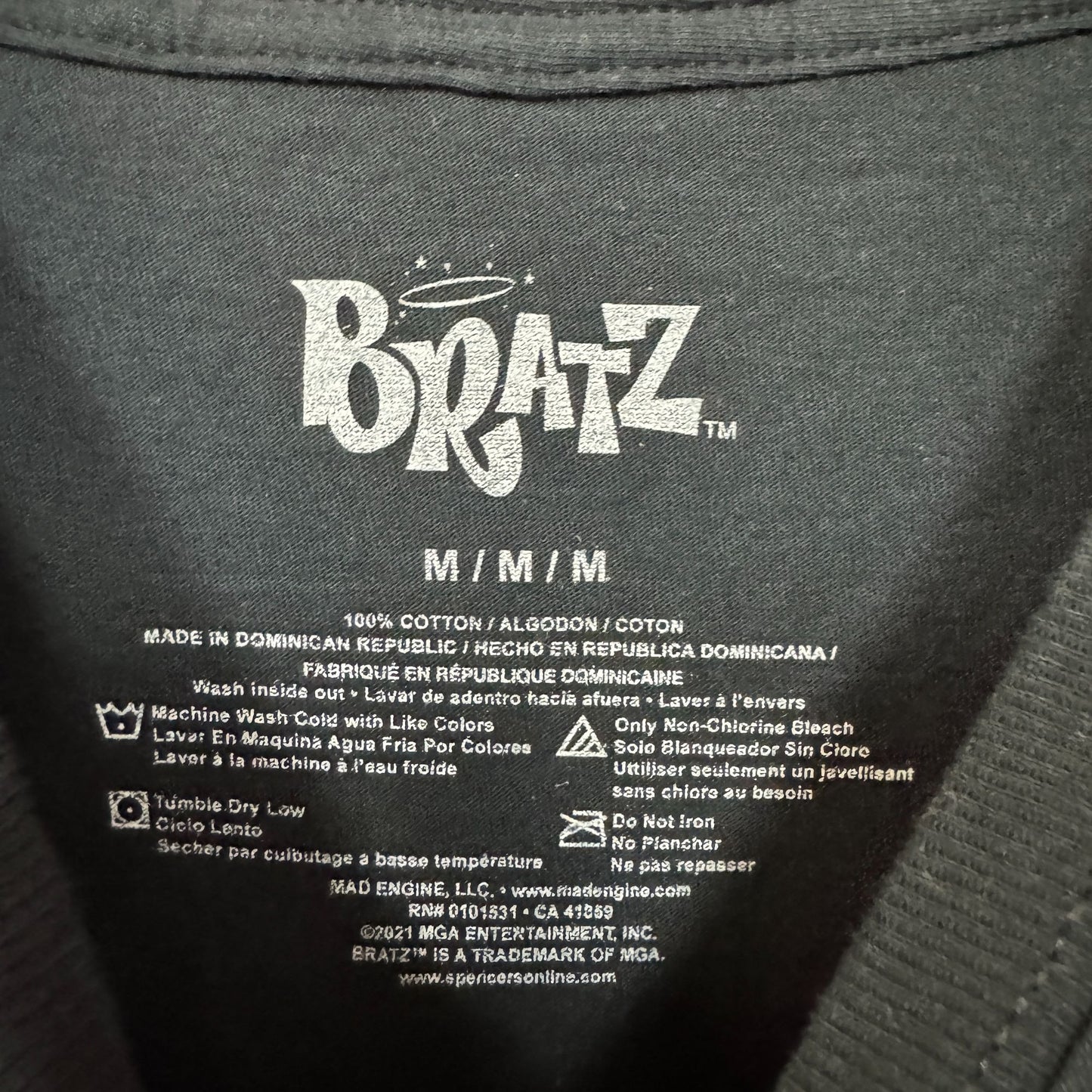 Bratz Cloe Sasha Jade Yasmin The Clique Cartoon Series Tee M