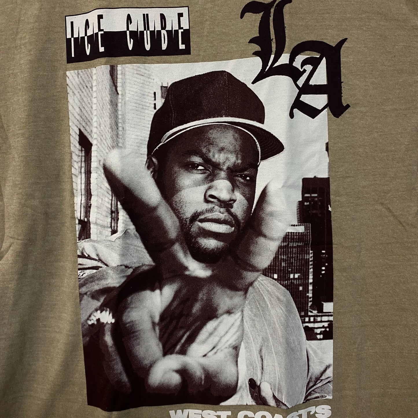 Ice Cube LA Boys West Coast Graphic Design T-Shirt Large