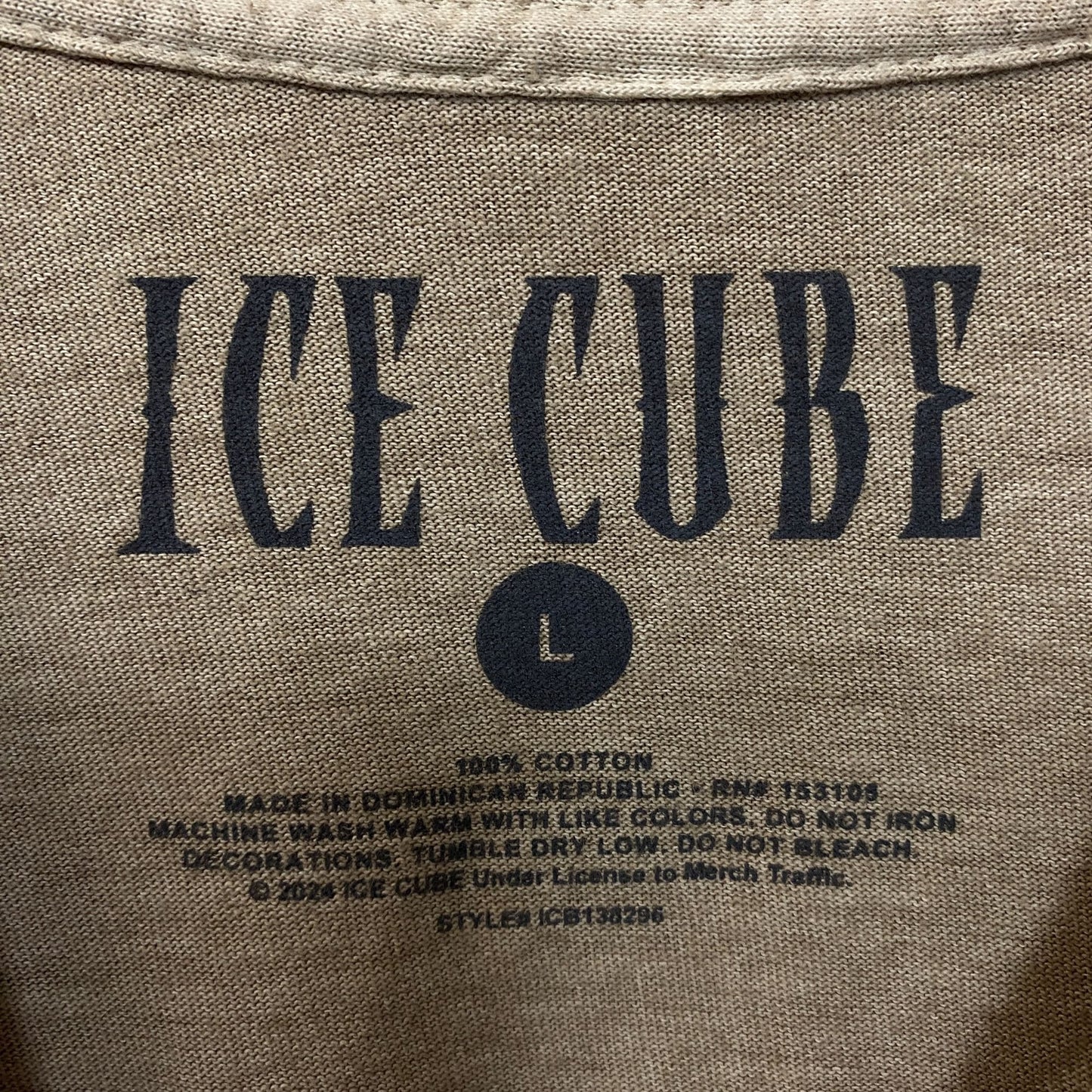 Ice Cube LA Boys West Coast Graphic Design T-Shirt Large