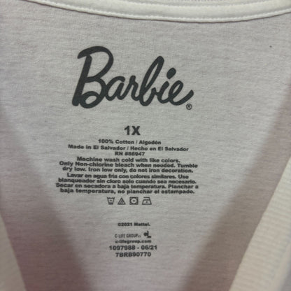 Barbie Pink Neon Logo Tshirt size 1x