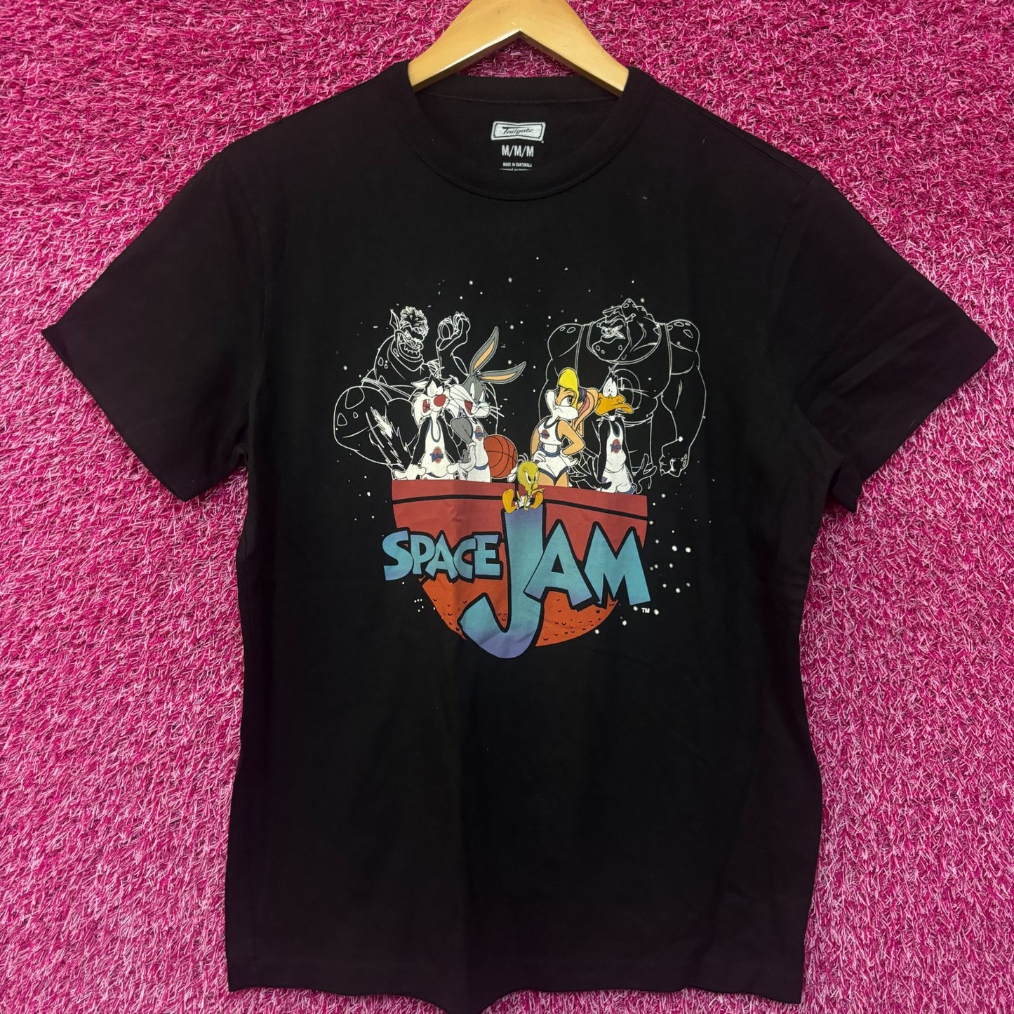 Space Jam Get Ready to Jam Looney Tunes Tshirt size medium