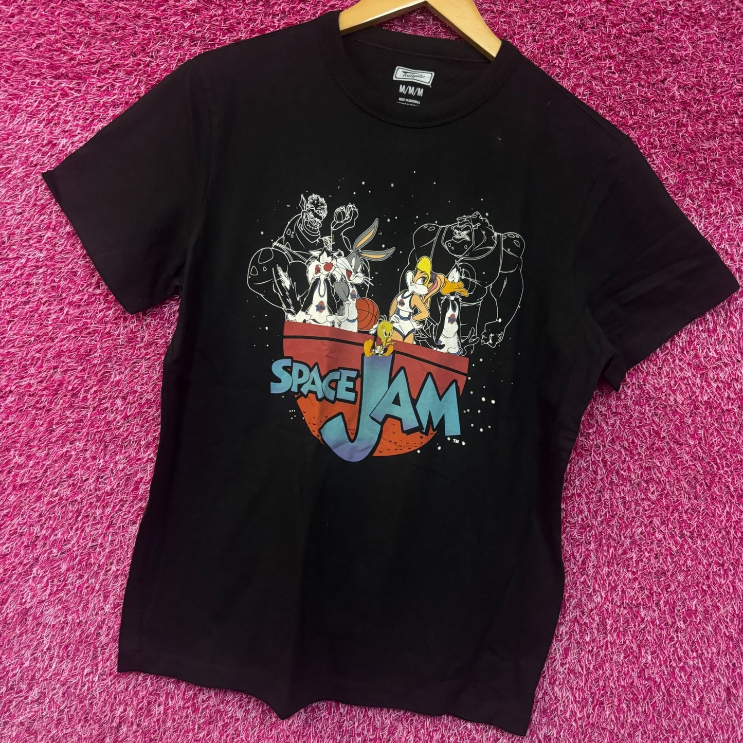 Space Jam Get Ready to Jam Looney Tunes Tshirt size medium