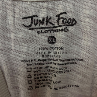 Junk Food Clothing NFL Cincinnati Bengals Game Time Women's Mock Neck Crop Tee XL
