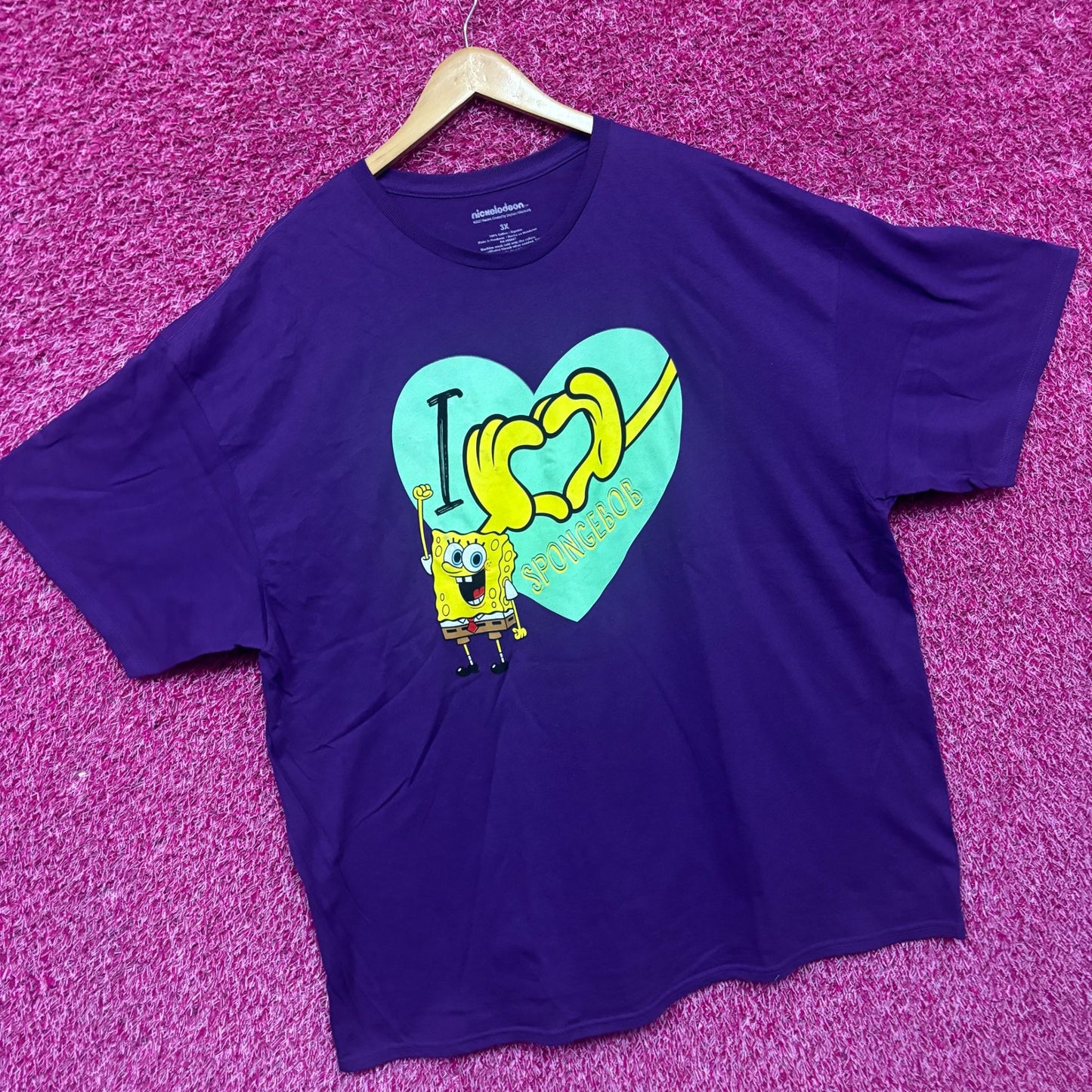 I Love SpongeBob Best Friends Forever Tshirt size 3XL