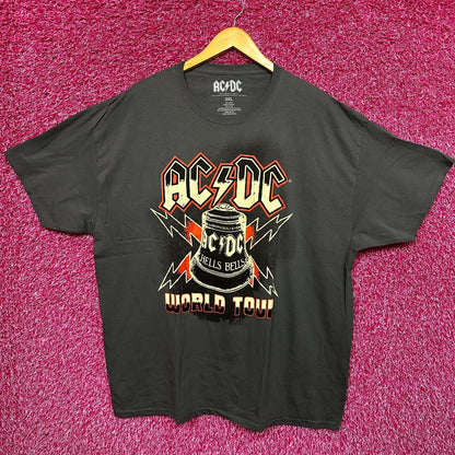 AC/DC Hells Bells World Tour Rock Tshirt Size 3x