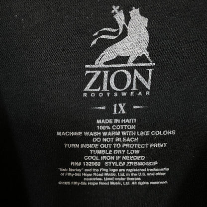 Zion Rootswear Bob Marley Songs of Freedom Graphic T-Shirt 1X