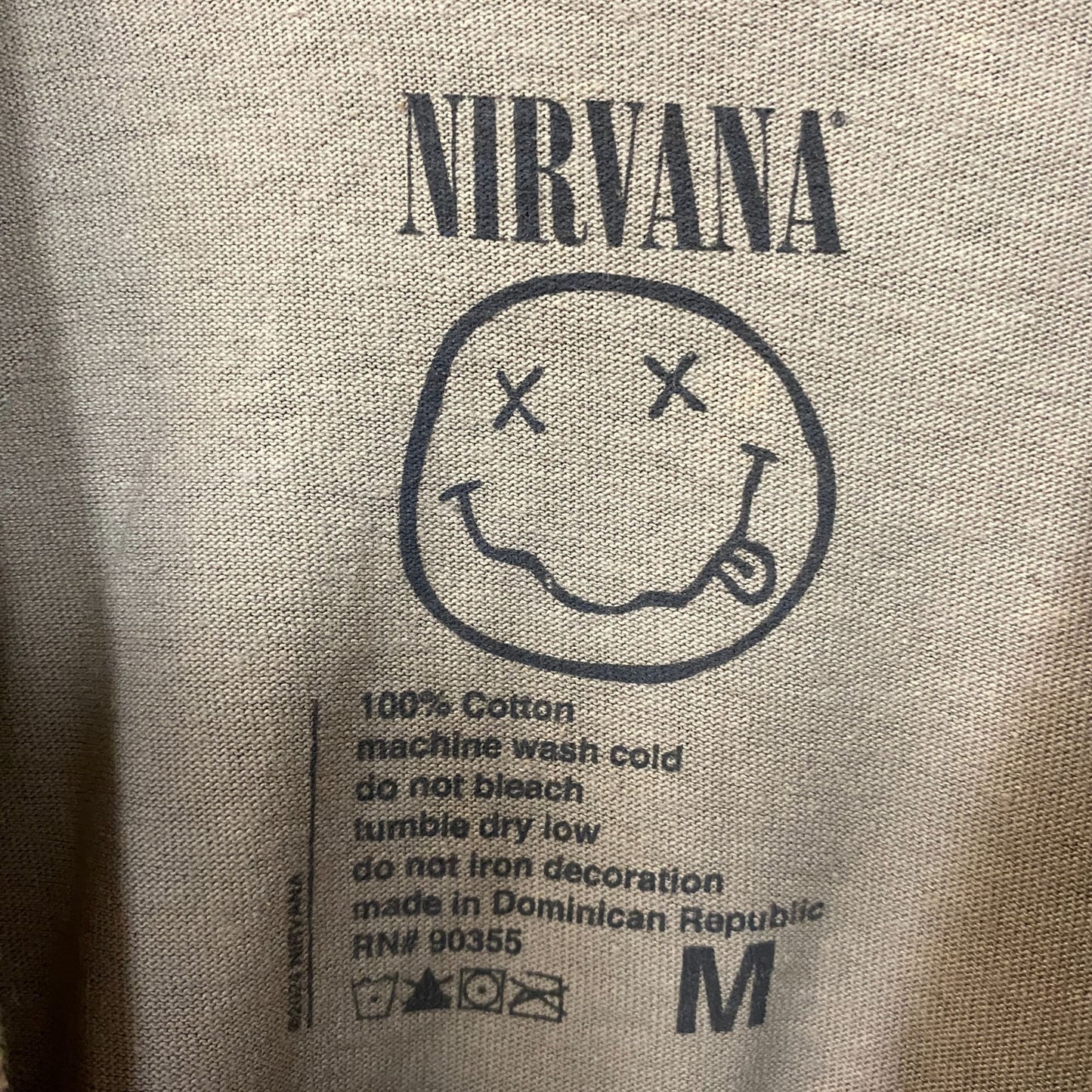 Nirvana In Utero Album Cover Pop Art Angel Grunge Band Tee Medium