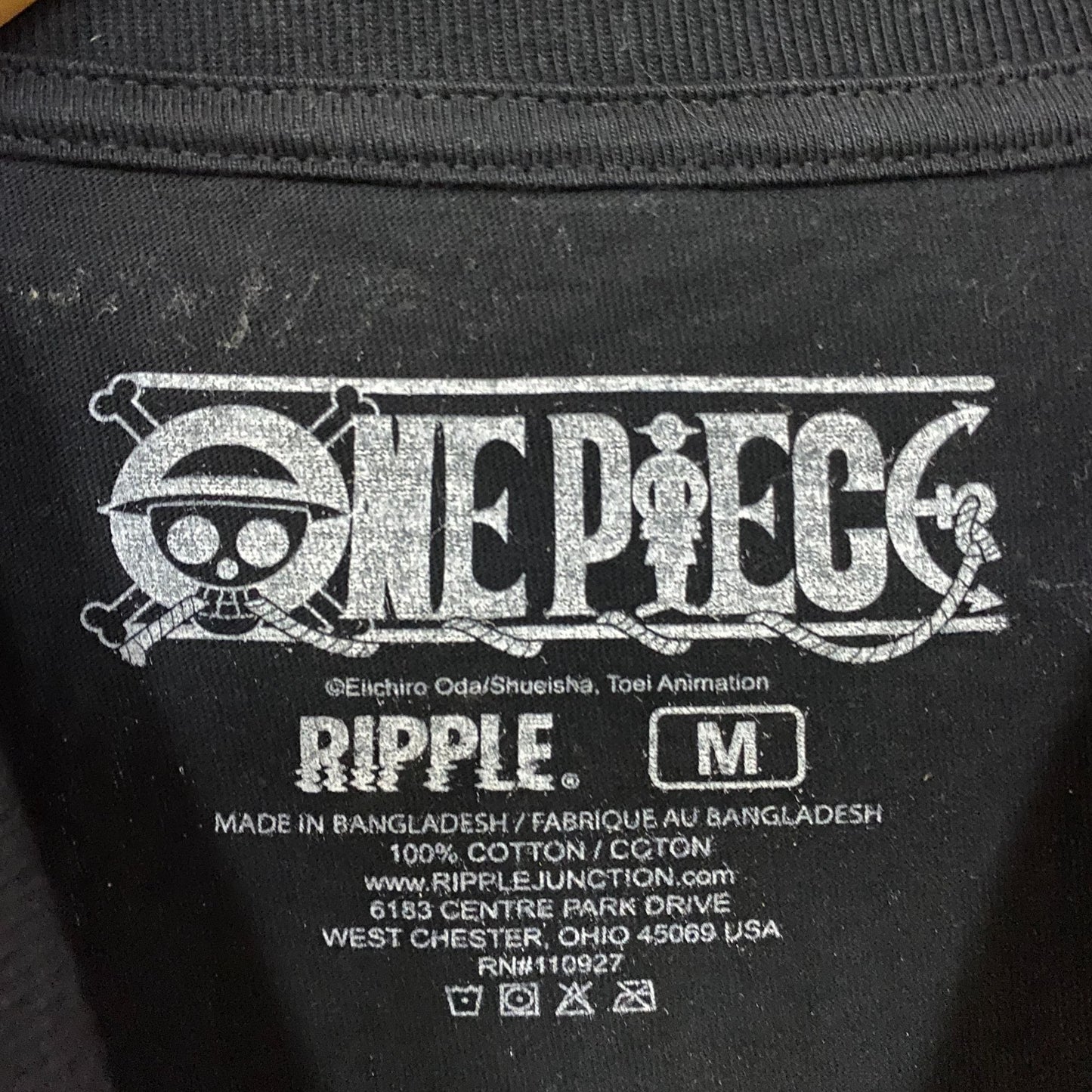 One piece Thousand Sunny Straw Hat Crew Anime T-Shirt M