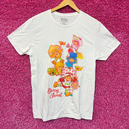 Strawberry Shortcake Berry Sweet Spirit Rally Cartoon Tee M