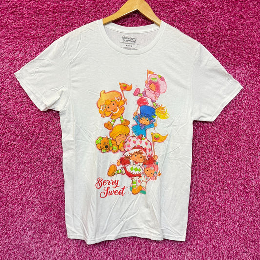 Strawberry Shortcake Berry Sweet Spirit Rally Cartoon Tee M