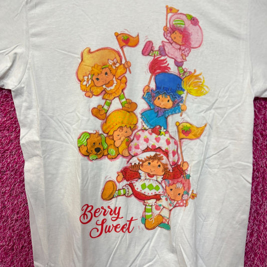 Strawberry Shortcake Berry Sweet Spirit Rally Cartoon Tee M