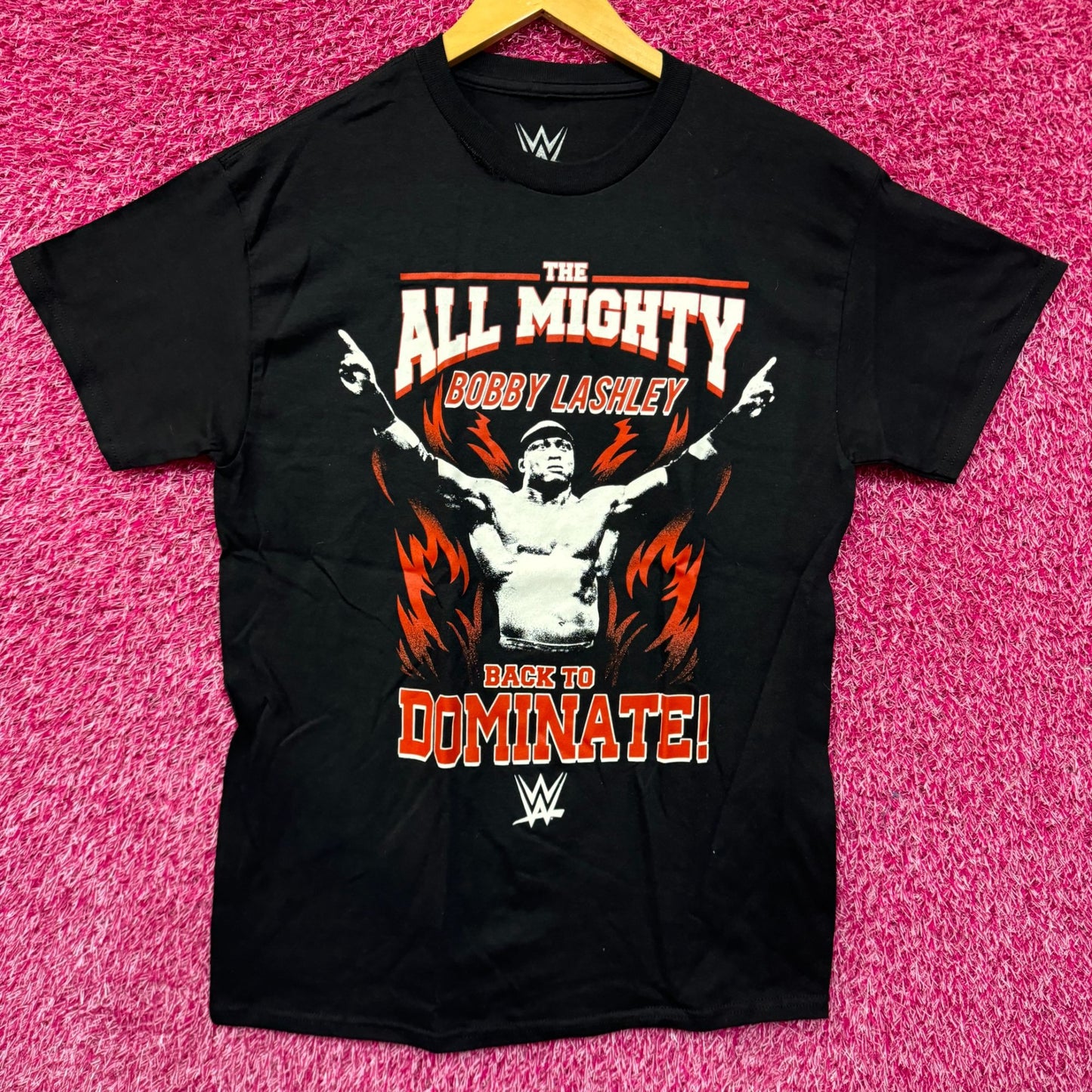 The All Mighty Bobby Lashley Back 2 Dominate WWE Promo Tee M