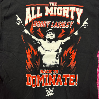 The All Mighty Bobby Lashley Back 2 Dominate WWE Promo Tee M