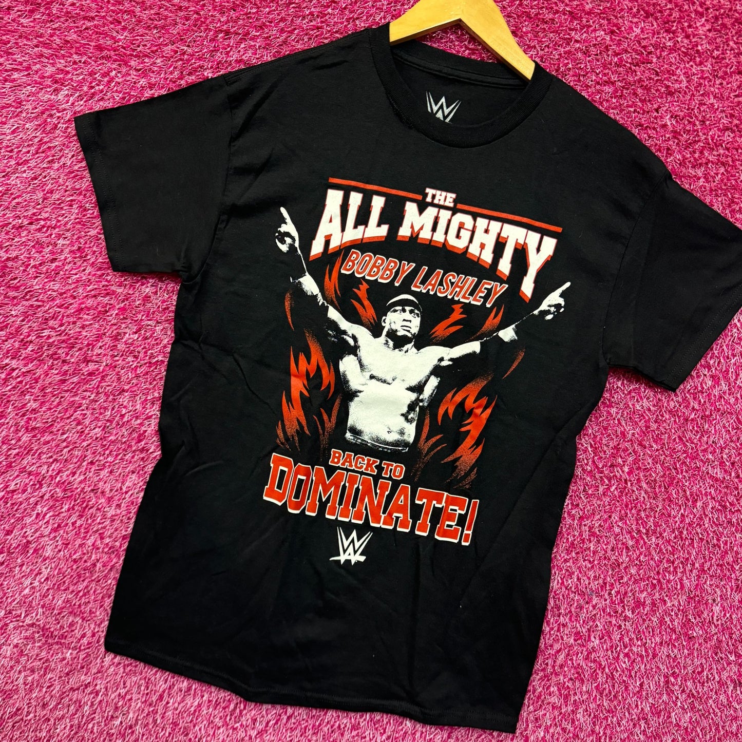 The All Mighty Bobby Lashley Back 2 Dominate WWE Promo Tee M