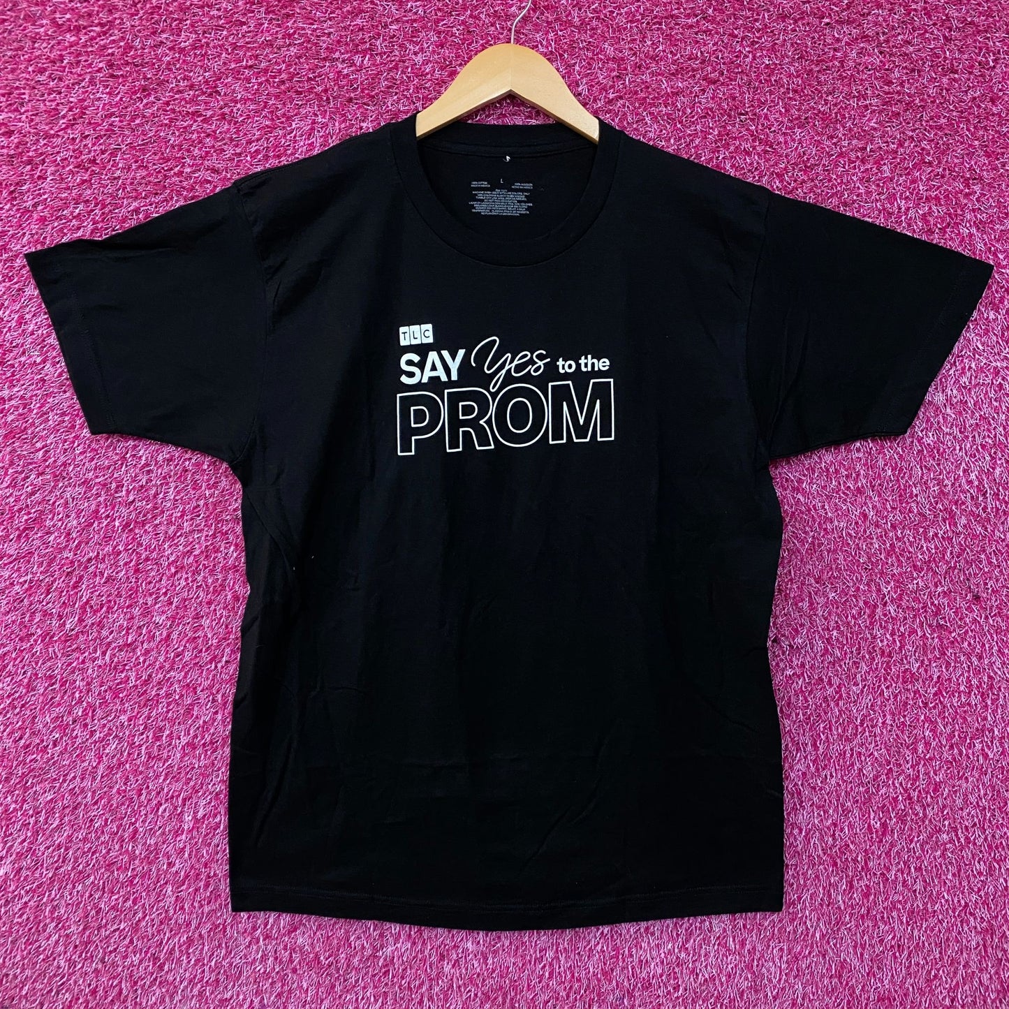 TLC "Say Yes to the Prom" Promotional Graphic T-Shirt Large