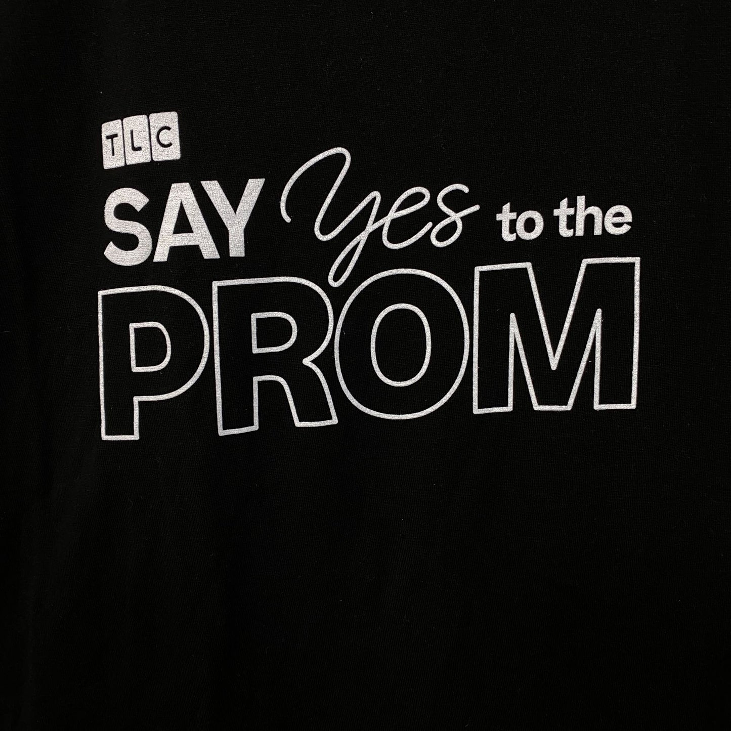TLC "Say Yes to the Prom" Promotional Graphic T-Shirt Large