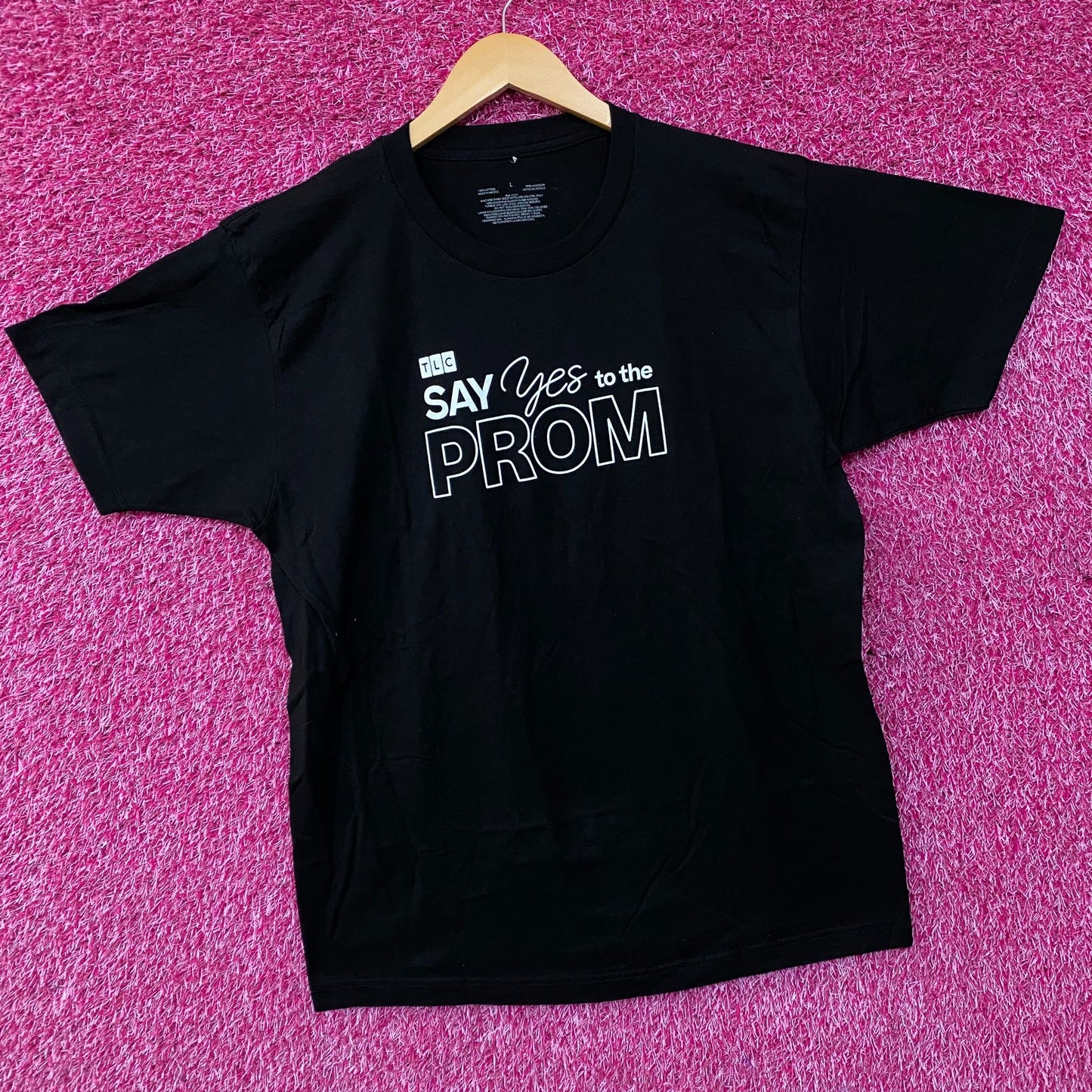 TLC "Say Yes to the Prom" Promotional Graphic T-Shirt Large