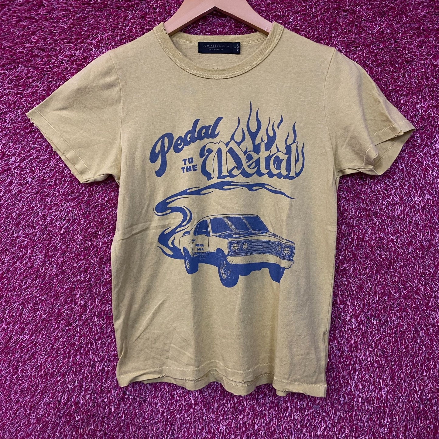 Junk Food Clothing Pedal to the Metal Graphic T-Shirt Small