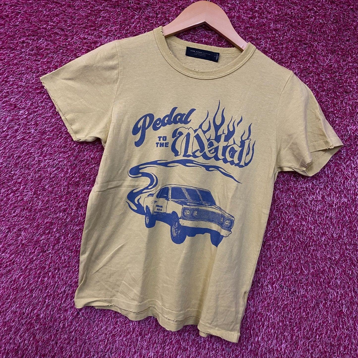 Junk Food Clothing Pedal to the Metal Graphic T-Shirt Small