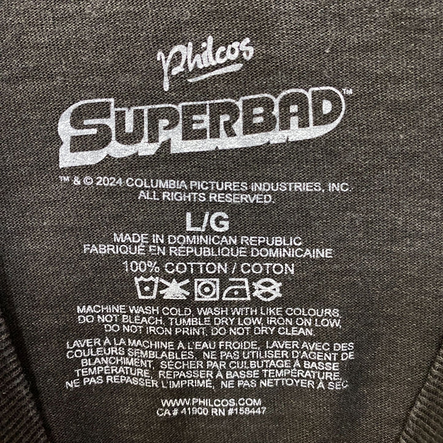 Superbad McLovin Fake ID Graphic T-Shirt Large