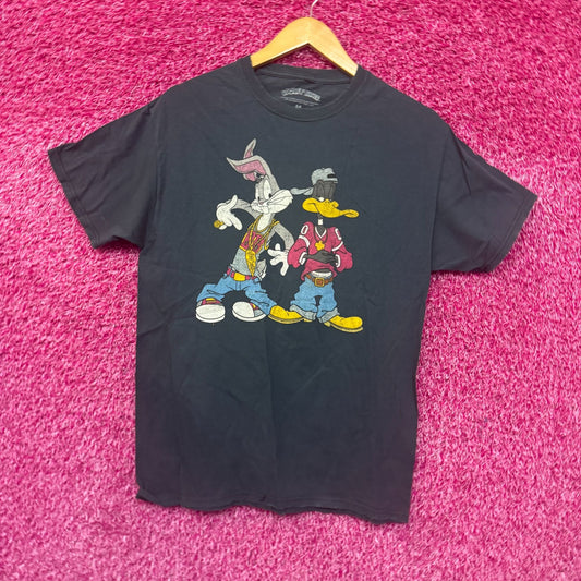 Looney Tunes Bugs Bunny Daffy Duck Criss Cross Parody Tee M