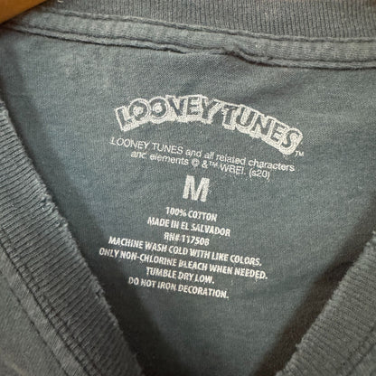 Looney Tunes Bugs Bunny Daffy Duck Criss Cross Parody Tee M