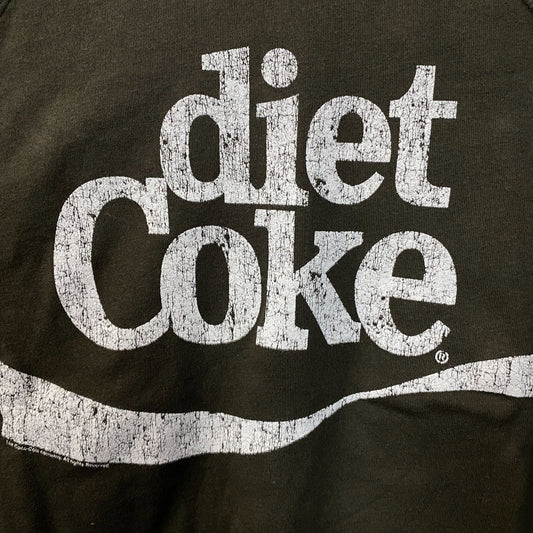 Junk Food Diet Coke Raglan Crew Fleece Sweater Medium
