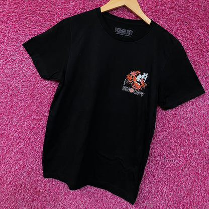 Peanuts Kanji Snoopy Surf Graphic T-Shirt Large