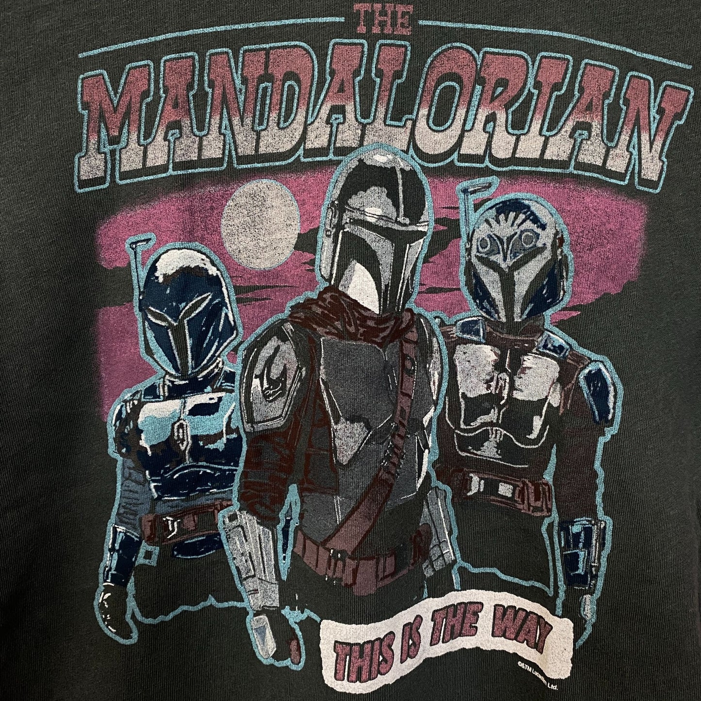 Junk Food Clothing Star Wars Mandalorian Vintage Style Graphic Tee XS
