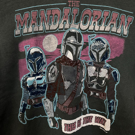 Junk Food Clothing Star Wars Mandalorian Vintage Style Graphic Tee XS