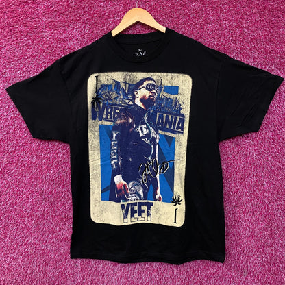 WWE Jey Uso WrestleMania Card Graphic T-Shirt XL