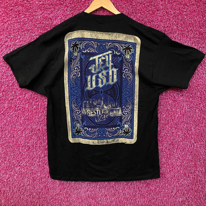 WWE Jey Uso WrestleMania Card Graphic T-Shirt XL