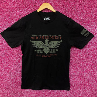 Bass Pro Shops 2nd Amendment Eagle Graphic T-shirt Small