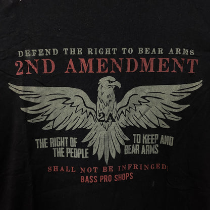 Bass Pro Shops 2nd Amendment Eagle Graphic T-shirt Small