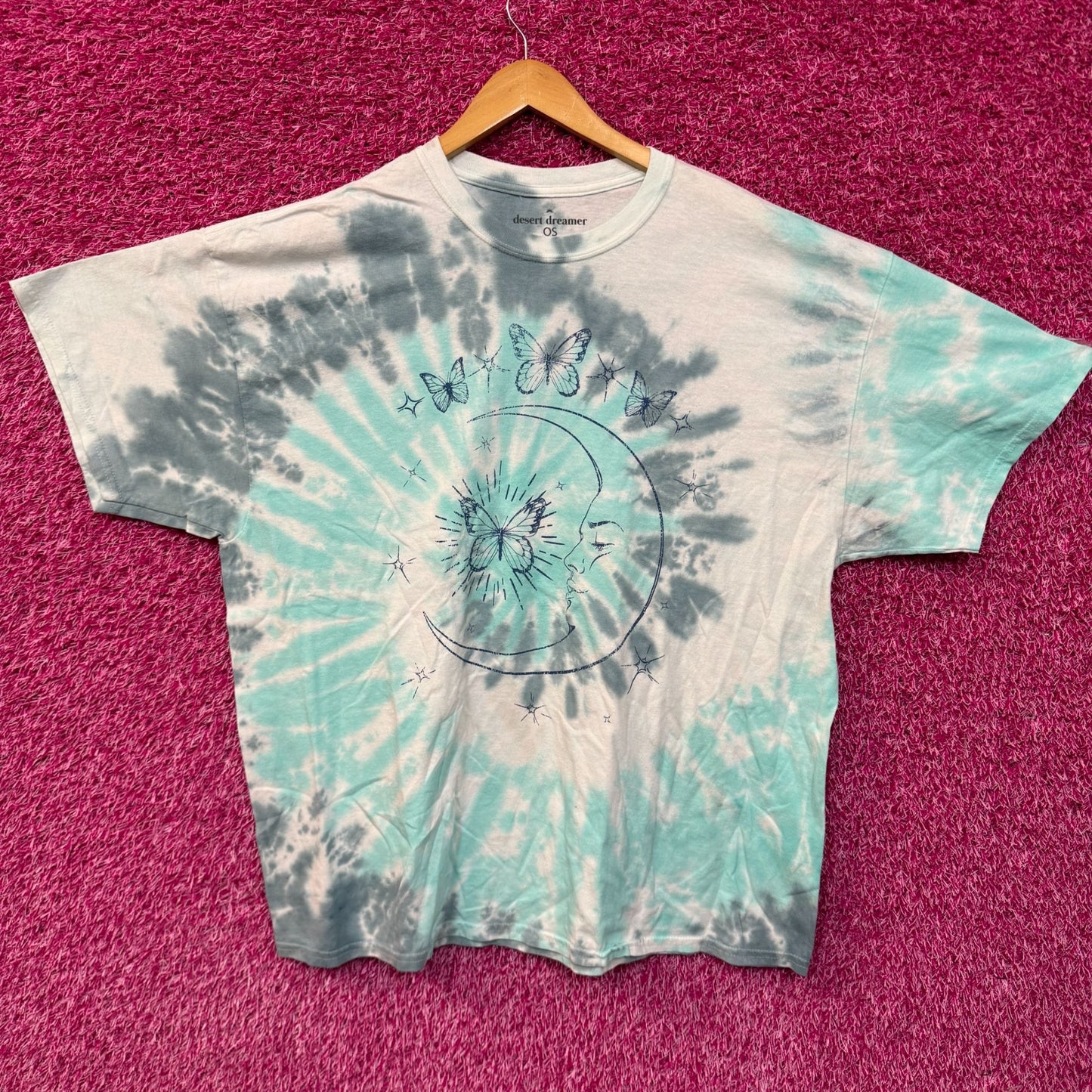 Butterfly Moon tiedye T-shirt size 2XL