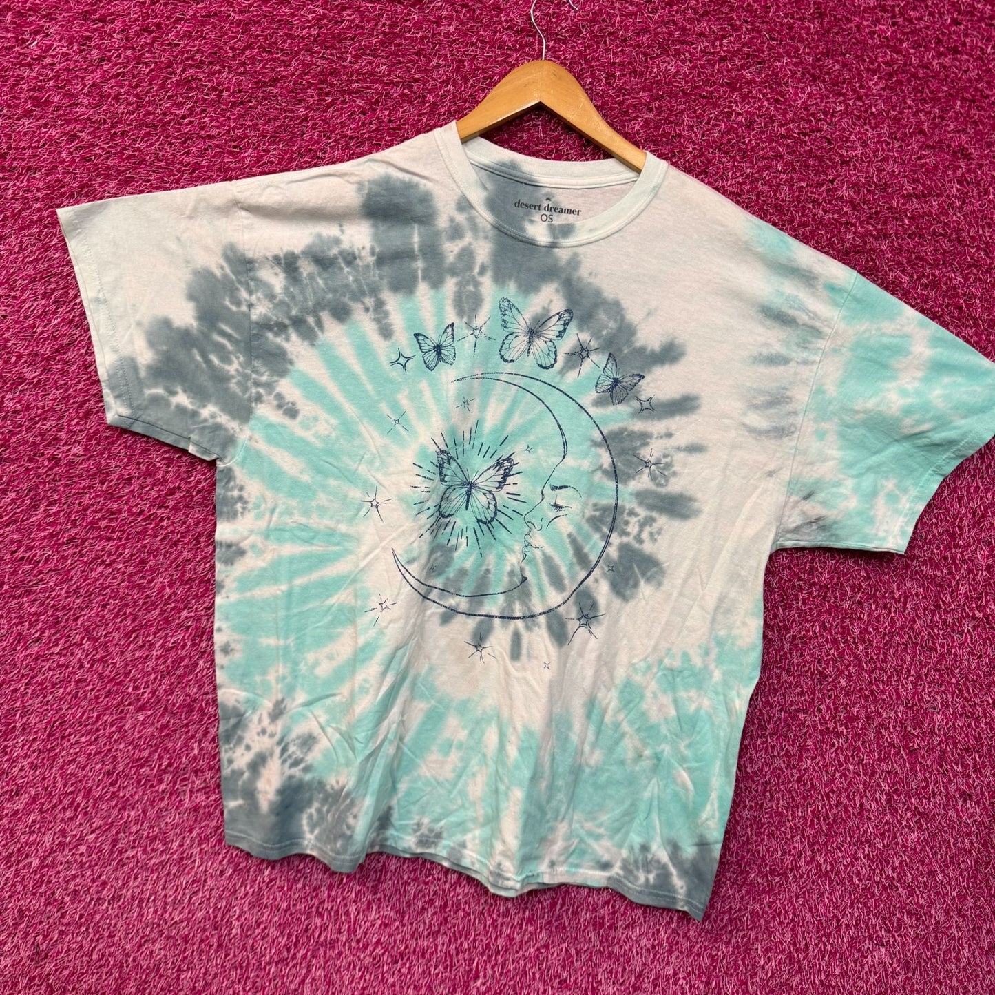 Butterfly Moon tiedye T-shirt size 2XL