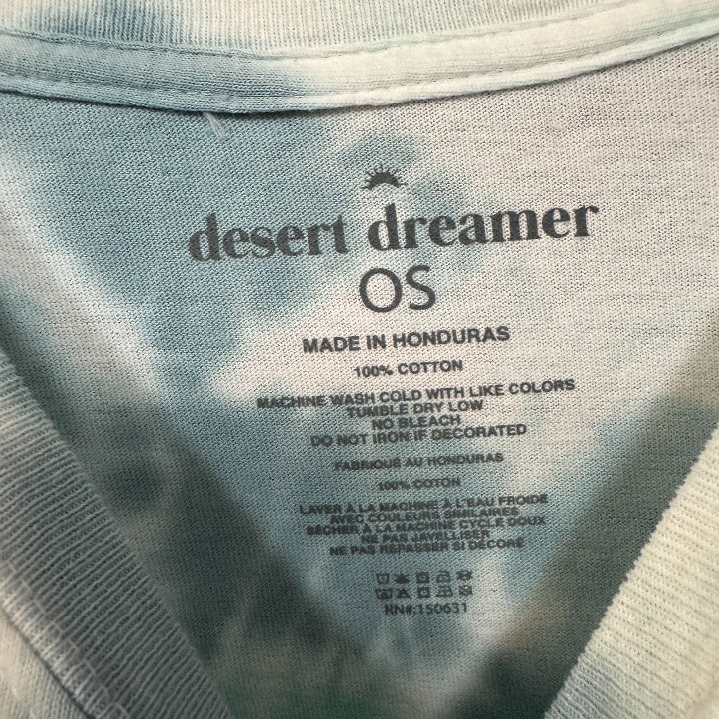 Butterfly Moon tiedye T-shirt size 2XL