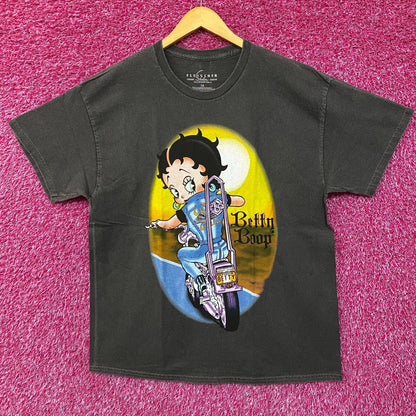 Betty Boop Wild Child Motorcycle Biker Graphic T-Shirt 1X