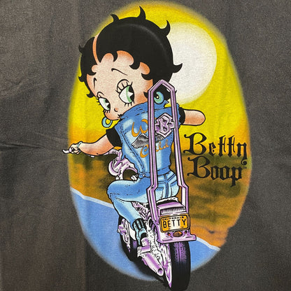 Betty Boop Wild Child Motorcycle Biker Graphic T-Shirt 1X